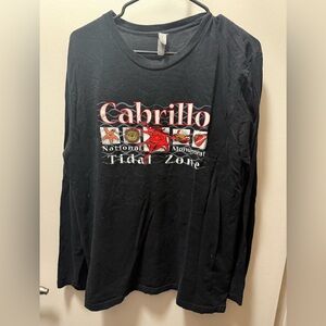 Black Cabrillo National Monument Long Sleeve Shirt